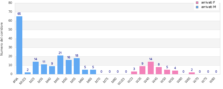 Age group distribution