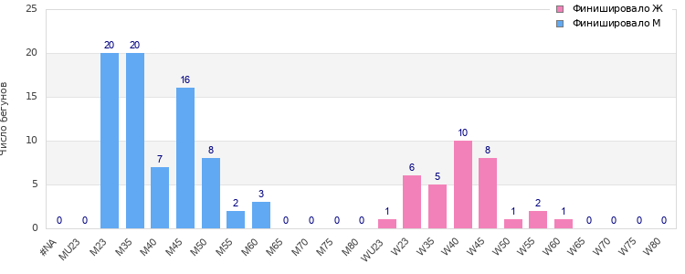 Age group distribution