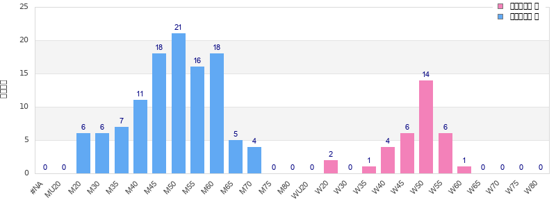 Age group distribution